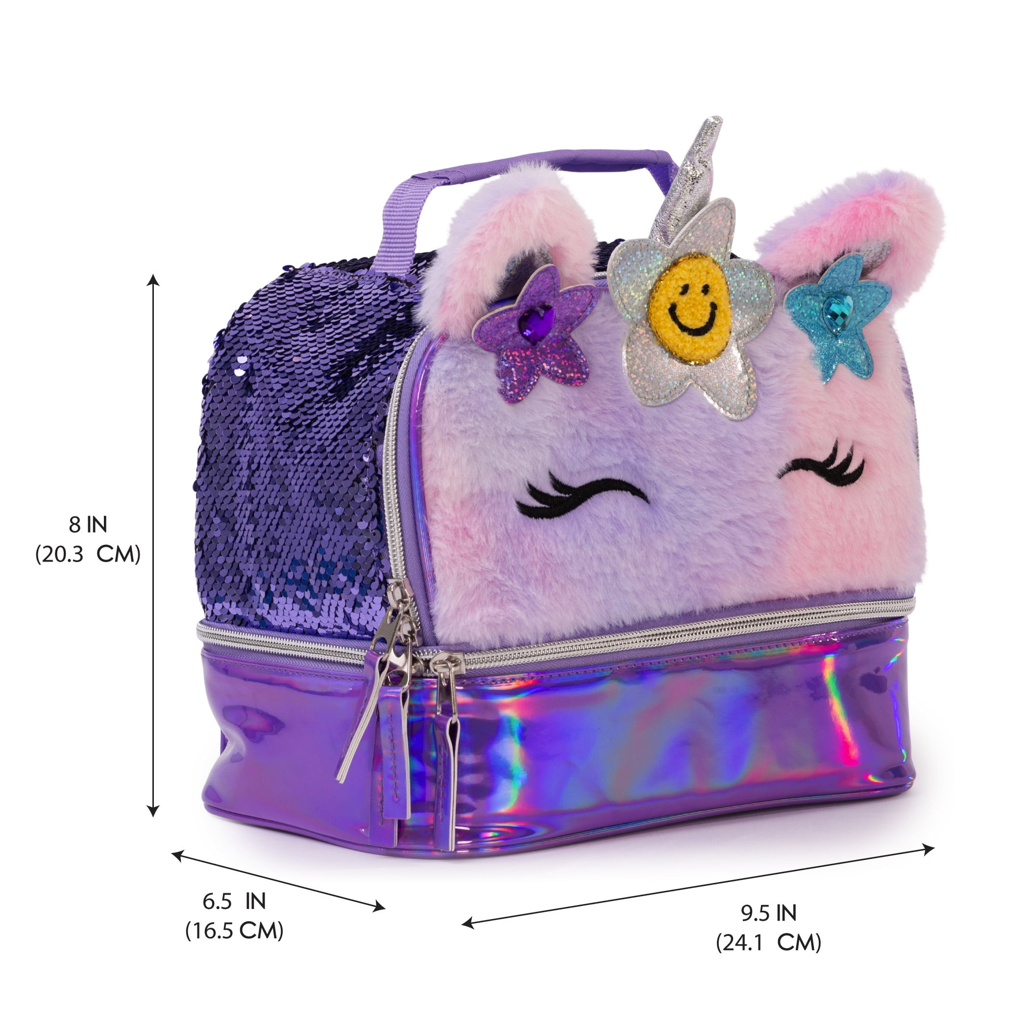 Boîte à lunch isolée à double compartiment pour enfants Jetstream