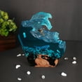 thumbnail image 2 of White Shark Great Ocean Night Light and Scuba Resin Lamp, ocean resin lamp, home decoration, 2 of 2