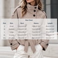 thumbnail image 3 of DPTALR Women's Gingham Stand Collar Double Breasted Belted Short Jacket Coat with Pockets,Size S-2XL, 3 of 9