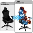 thumbnail image 5 of HUIACONG Flame Wolf Gaming Chair Covers with 2 Pieces Armrest Covers Comfortable Desk Chairs Covers Slipcover Protectors for Home, Office Decorations, 5 of 8