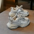 thumbnail image 5 of Povozer Toddler Shoes Toddler Kids Girls Boys Running Shoes Sneakers(Silver,9.5 Toddler), 5 of 7
