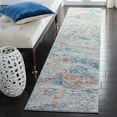 thumbnail image 2 of SAFAVIEH Tulum Venice Abstract Runner, 2' x 9', Ivory/Dark Blue, 2 of 7