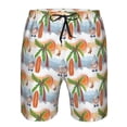 thumbnail image 3 of Salouo Gnome and Surfing Pattern Swim Trunks for Men,Men's Hawaiian Bathing Suit Swimsuits Quick Dry Swimming Board Shorts Beach Shorts with Pockets-Medium, 3 of 6