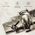 thumbnail image 6 of Elephant Stock Vintage Airplane Wall Art - Horizontal Multi Panel Canvas - Living Room Wall Decor - Transportation Multi Panel - Brown And Gray Decor - 80" x 36", 6 of 8