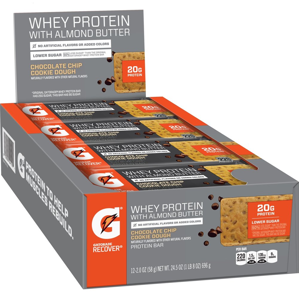 Gatorade Whey Protein with Almond Butter Chocolate Chip Cookie Dough