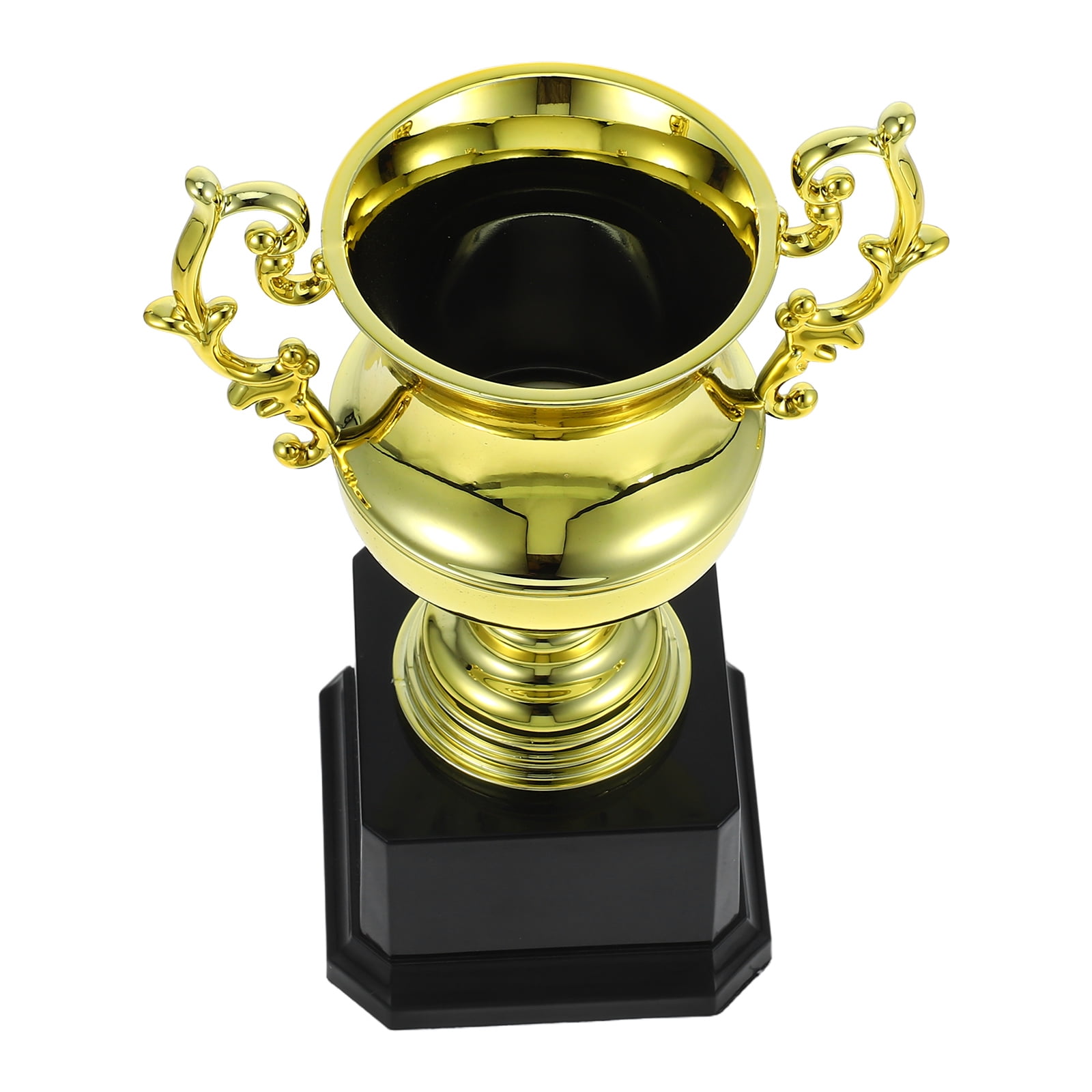 FONDOTIN Golden Plastic Trophy Award with Elegant Craftsmanship for Competitions, Recognition, and Achievement Celebrations