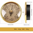 thumbnail image 4 of Barometer,72 mm Metal Alloy Wall Hanging baromete,3pcs/Set Weather Station,Barometer Hygrometer Temperature, 4 of 4