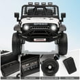 thumbnail image 3 of Ourlova Kids Electric Vehicles with Parent Remote Control, 3 Speeds, Max Speed 5 MPH, Spring Suspension, LED Lights, Music, Electric Ride-On Car, 3 of 9