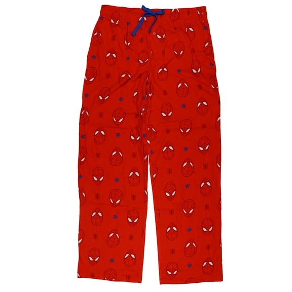Marvel Spider-Man Pajamas Men's Monochromatic Allover Design Lounge Sleep Pants