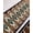 Brown, variant on Boho Brown Teal Red Stair Treads for Wooden Steps Indoor Runner Rug Carpet, Southwestern Geometric Abstract Retro 4 Pieces Peel and Stick Staircase Step Treads Covers Washable Throw Door Mats, 30"x8"