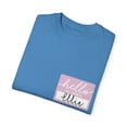 thumbnail image 3 of Novelty Hello My Name Is Ellie Women Wife Tag Nickname Fun Cute Name Tag Ellie Grandma Mom Tag Funny Daughter Unisex Garment-Dyed T-shirt, 3 of 4