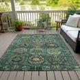 thumbnail image 3 of Dalyn Rugs Machine Washable Indoor/Outdoor Chantille ACN2024 Teal 2'6" x 3'10" Rug, 3 of 9