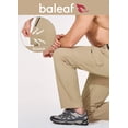 thumbnail image 5 of BALEAF Men's Hiking Cargo Pants Quick Dry Water Resistant with Zip Pockets Lightweight UPF 50+ for work Beige Size XL, 5 of 7