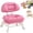 G, variant on Rolling Low Stool with Backrest Low Rolling Stool with Back Support Wheels Thickened Seat Cushion, 360-Degree Soft Padding Ergonomic Backrest Chair for Home and Office Use