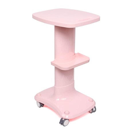 MONIPA Pink ABS Beauty Rolling Trolley Cart Salon Spa Storage Organizer Equipment Machine Stand
