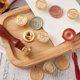 thumbnail image 3 of DIY Scrapbook Kits Including Brass Wax Sealing Stamp Head Beech Wood Handle and Alloy Wax Sticks Melting Spoon Fruit Pattern 25~25.4x14~14.5mm 8patterns 1pc/pattern 8pcs/set, 3 of 9