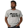 thumbnail image 4 of Fun Guy Fungi Mushroom Nerdy Geeky Men's Graphic T Shirt Tees Brisco Brands S, 4 of 5
