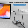 thumbnail image 5 of Type-C to Ethernet LAN Network Adapter Hub USB C to 3.5mm Audio PD Fast Charging Docking Station for Laptop Mobile Phone, 5 of 7