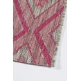 thumbnail image 6 of Momeni Indoor/Outdoor Geometric Contemporary Area Rugs, Pink, 6 of 7
