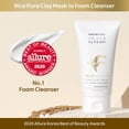 thumbnail image 2 of Máscara de arcilla y limpiador en espuma THANKYOU FARMER Rice Pure 150 ml, 2 of 8