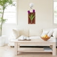 thumbnail image 4 of Tulipán Artificial, maceta montada en la pared, paisaje, planta artificial, decoración interior, flor falsa, 4 of 5