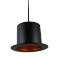 thumbnail image 2 of Durable Black Aluminum Hat Shaped Ceiling Light for Decor Easy to Install Indoor Hanging Lamp, 2 of 3