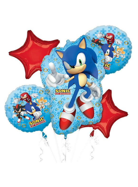 Anagram Sonic The Hedgehog Bouquet Balloons