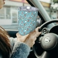 thumbnail image 6 of KLL Funny Cartoon Animals Print 40oz Stainless Steel Insulated Car Cup with Spillproof Lid - Keep Your Drink Hot or Cold on the Go-Without Straw, 6 of 8