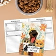 thumbnail image 2 of Hojas de información de cuidadores de mascotas Libro de cuidadores de mascotas Programador de libros de registro de gato Instrucciones de cuidado de, 2 of 8