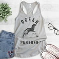 thumbnail image 2 of Ocean Panther Seal Tank Top, Ladies Racerback Tank Top, Seal Tank, Funny Animal Tank, Silver Gray, Small, 2 of 3