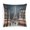 Pattern-3, variant on Realistic Watercolor Painting Of London Red Double Decker Bus Cushion Pillow Cover 16"x16" Travel Themed Linen Pillow Cover Outdoor Pillows for Sofa Car Couch Living Room Bedroom