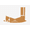 Brown over White, variant on For 2003 Regal 2000 Swim Platform EVA Foam Marine Decking, Non-Slip Yacht Flooring Mat, 6mm Thick, Durable and Easy to Clean Boat Pad
