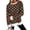 Multicolor-A260922, variant on Polka Dot Womens Oversized Sweatshirt Scalloped Trim Trendy Womens Crewneck Sweatshirt Color Block Long Sleeve Layering Soft Warm Fall Womens Pullover Sweaters