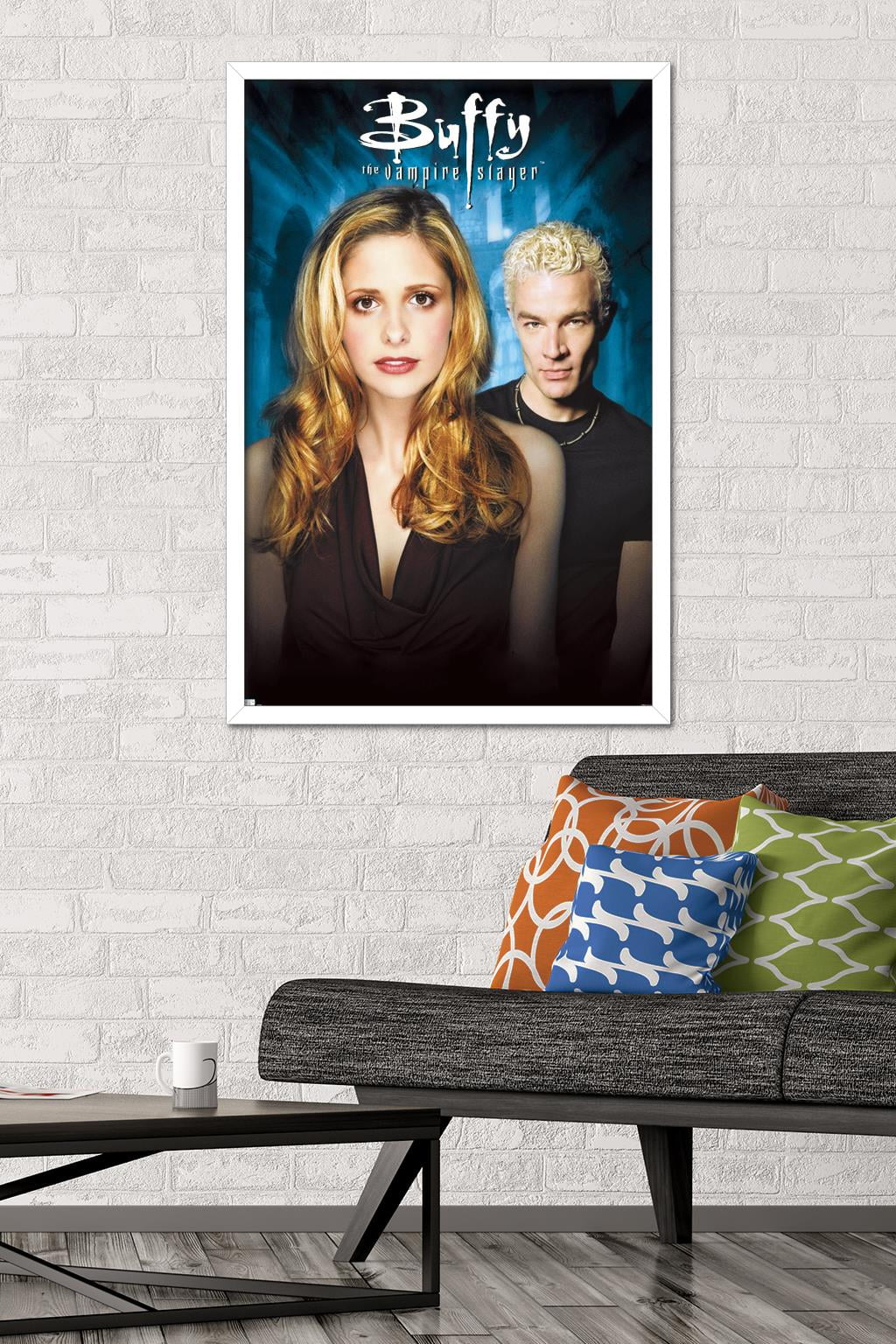 Buffy the Vampire Slayer - Season 7 One Sheet Wall Poster, 22.375" x 34", Framed