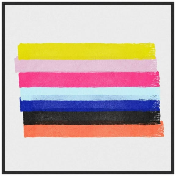 Amanti Art Linear Illusions III Framed Canvas Wall Art Print