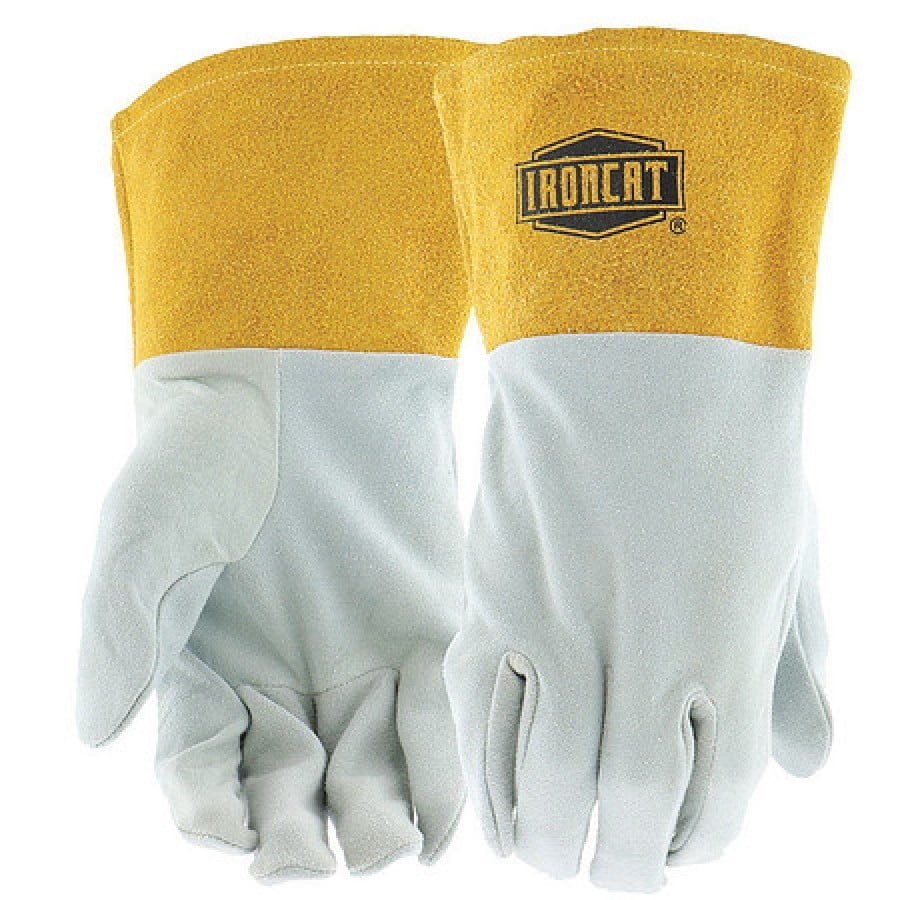 IRONCAT 6130/XL Welding Gloves,Cowhide,Pearl/Gold,PR