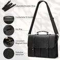 thumbnail image 4 of Bandolera RAINSMORE para hombre, portátil de 15,6 pulgadas, impermeable, 4 of 7