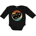 thumbnail image 3 of Inktastic Theater Masks Acting Retro Sunset Boys or Girls Long Sleeve Baby Bodysuit, 3 of 5