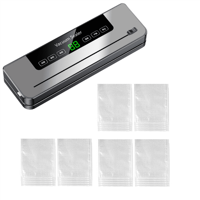 Food Saver Vacuum Sealer Machine with Cutter Can Vacuum Sealer for Dry Wet Food Storage 30 Pcs Bags Included US Plug