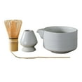 thumbnail image 2 of 4 unids/set Matcha y cuenco accesorio de cuenco de cerámica, Matcha, soporte para , tradicional, Blanco perfecl batidor de matcha, 2 of 8