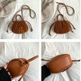 thumbnail image 5 of Kukuzhu Hobo Bag Small Purse Women Leather Shoulder Bag Pleat Fashion Cute Designer Handbag, 5 of 6