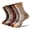 Brown, variant on 5 Pairs Merino Wool Hiking Socks Warm Thermal Winter Cozy Cushioned Moisture Wicking Socks for Women & Men