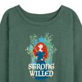 thumbnail image 3 of Disney Brave - Merida Strong Willed - Women's Lightweight French Terry Long Sleeve Shirt, 3 of 5