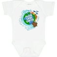 thumbnail image 3 of Inktastic Earth Day Peace Love Earth with Turtle and Waves Boys or Girls Baby Bodysuit, 3 of 5