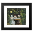 thumbnail image 2 of Michael Ancher 17x15 Black Modern Framed Museum Art Print Titled - Coming in the Garden One Summer Evening Under the Lamp, 2 of 5