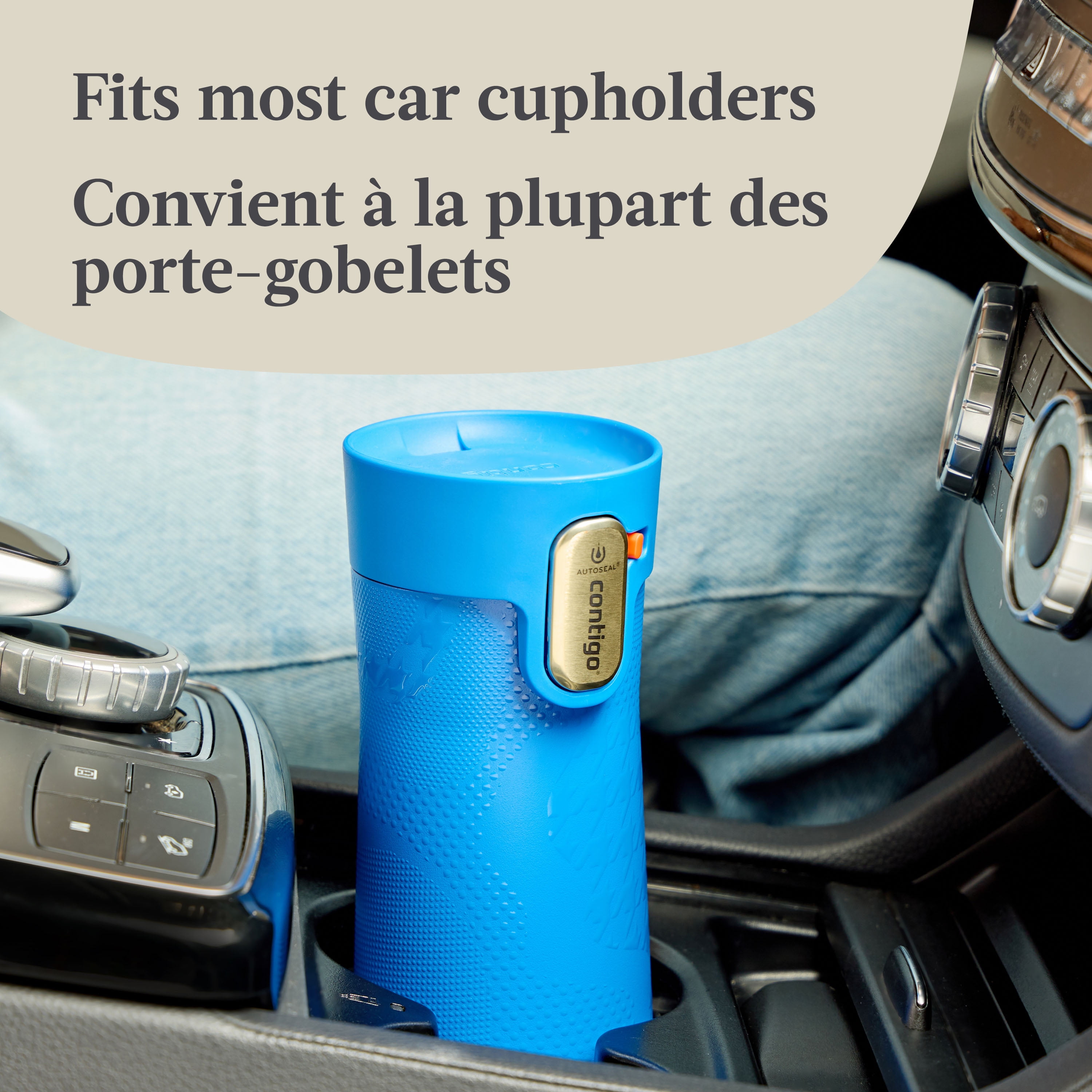 Contigo x Ally Love West Loop Vacuum-Insulated Stainless Steel Travel Mug with Easy-Clean AUTOSEAL Lid, 16 oz (473 ml)