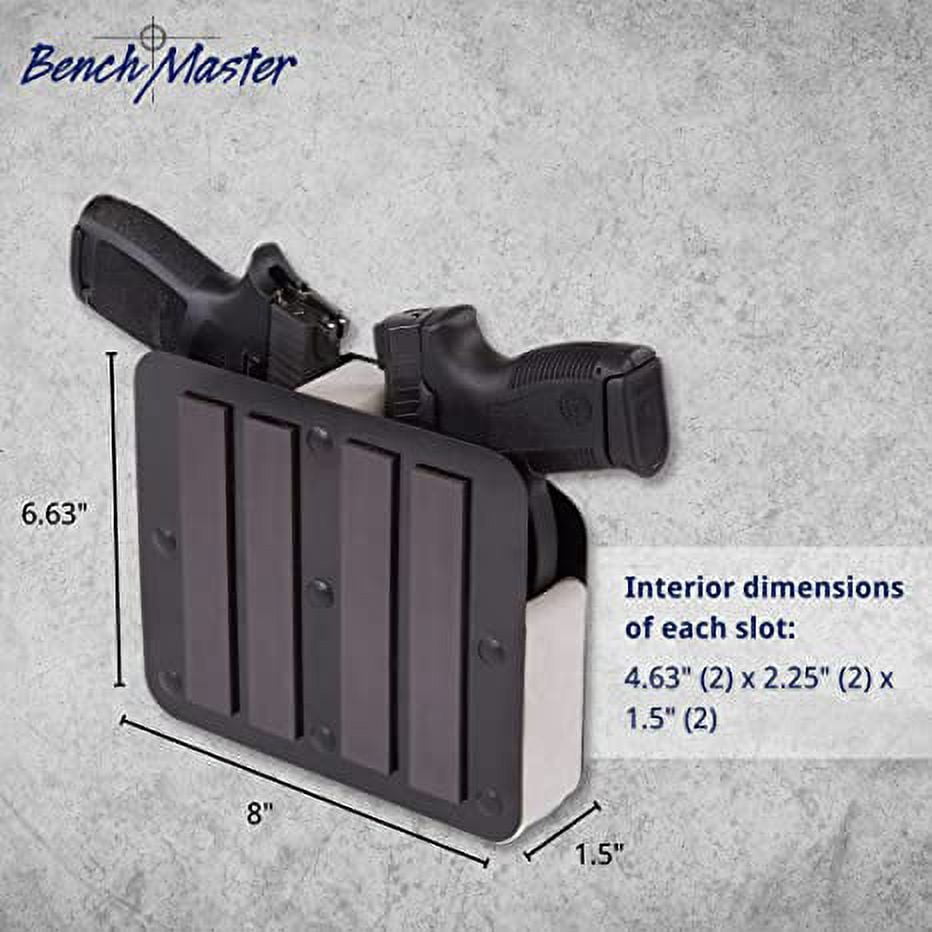 Benchmaster Magnetic Two Pistol Rack for Gun Safes – American Made