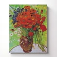 thumbnail image 4 of Van Gogh Prints, Red Poppies and Daisies Canvas Print, Famous Paintings Wall Art, Red Poppy Pictures Wall Décor, Van Gogh Canvas Wall Art, Ready To Hang for Living Room Home Wall Decor 11x14, 4 of 7