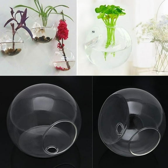 GOOHOCHY  Decorative Flower Vase Hanging Terrarium Container Planter Wall