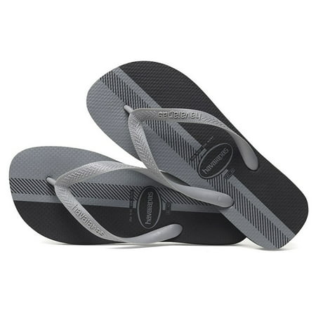 Havaianas Mens Top Conceitos Sandal Flip Flop - Black/Ice Grey - 41 (The Best Mens Flip Flops)